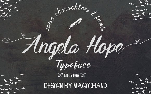 Angela Hope: A Warm, Expressive Script Font for Digital Branding