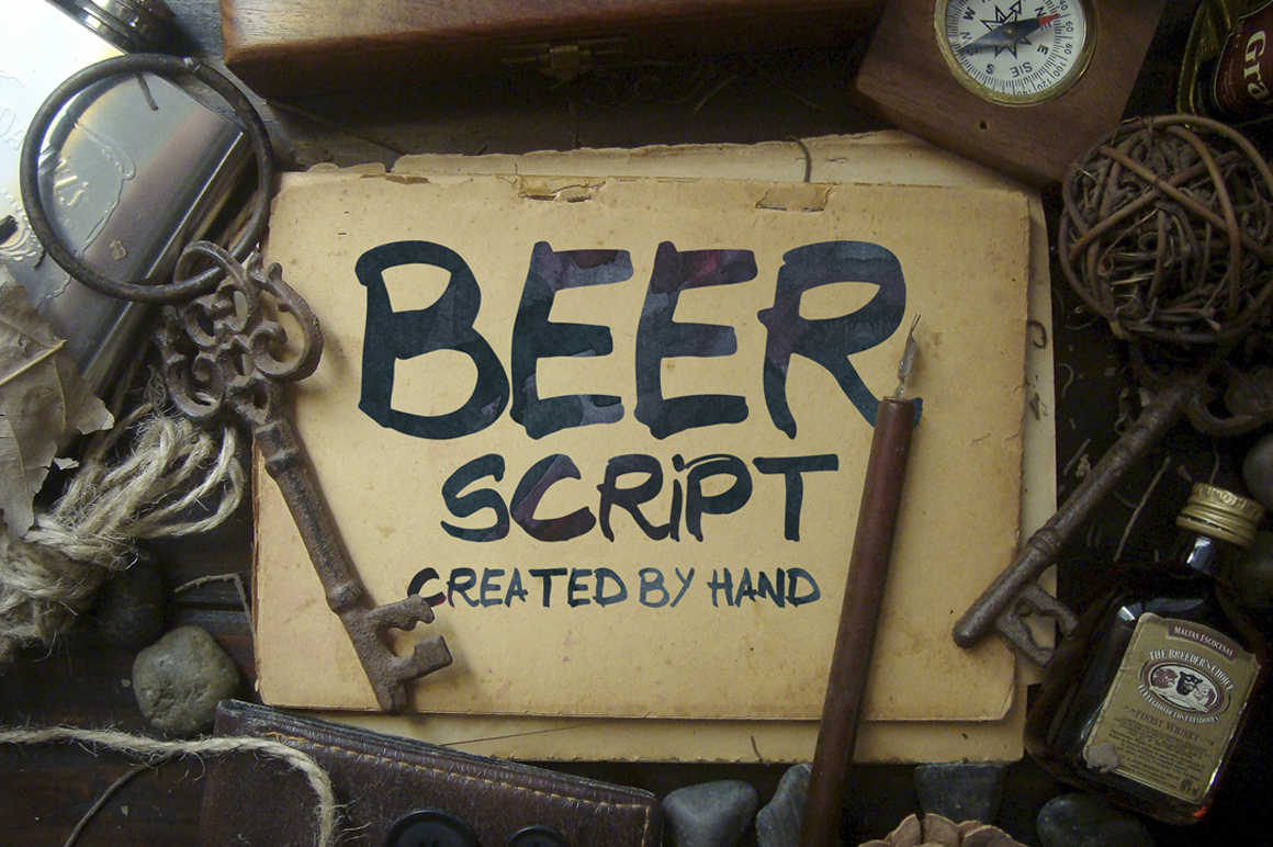 Beer: A Handwritten Script Font for Editorial Charm