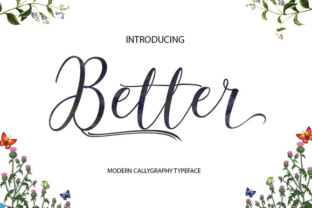 Better Script Font for Handmade & Printable Creations