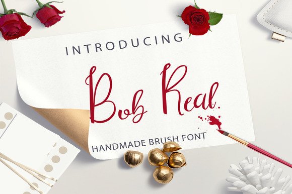 Bob Real: A Handmade Script Font for Scroll-Stopping Brand Moments