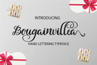 Bougainvillea: A Refined Script Typeface for Editorial Design