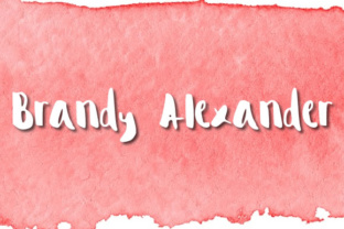 Brandy Alexander: A Handwritten Script Font with Editorial Warmth