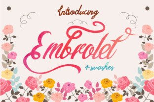 Embrolet: An Elegant Script Font for Thoughtful Branding