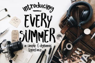 Every Summer Font: Your Go-To Script for Bright, Handmade Charm