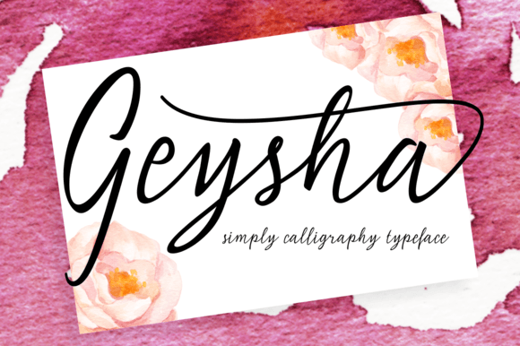 Geysha: A Handwritten Font That Makes Your Brand Feel Thoughtful