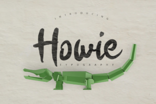Howie: A Playful Brush Script Font for Editorial Charm