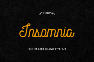 Insomnia Font: A Clean Monoline Script for Campaign Headlines