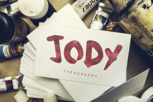 Jody Font: Acrylic-Style Script for Handmade Labels & Printables