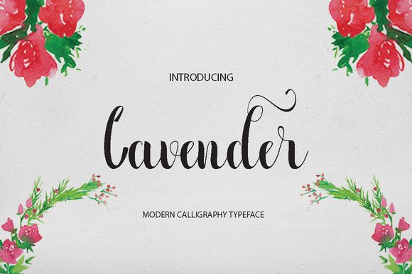 Lavender: A Romantic Script Font That Elevates Your Brand