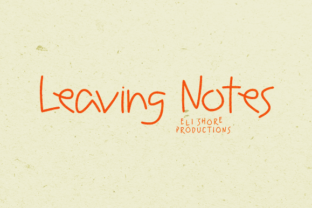 Leaving Notes: A Playful Script Font That Feels Human