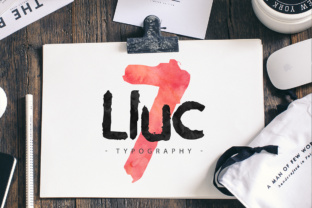 Lluc: A Grungy Vintage Script Font for Scroll-Stopping Campaigns