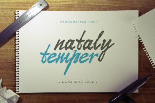 Nataly Temper: A Natural-Texture Script Font for Digital Branding