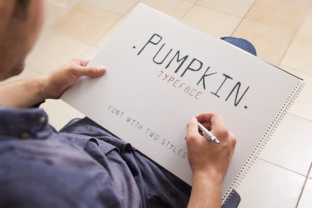 Pumpkin: A Playful All-Caps Script Font for Handmade Charm