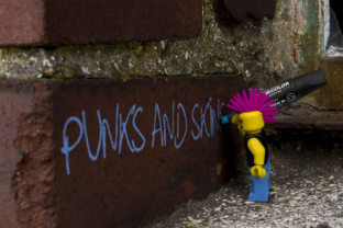 Punks and Skins: A Handmade Script Font for Edgy Editorial Design