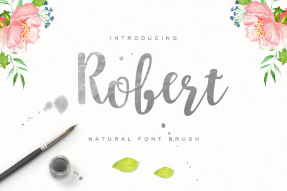 Robert: A Hand-Painted Script Font That Feels Like Your First Sketch