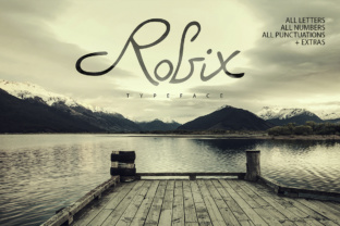 Robix: A Hand-Drawn Typeface That Feels Like a Smile