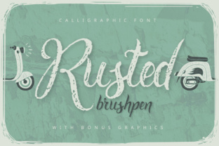 Rusted Brushpen: A Grungy Script Font for Editorial Impact