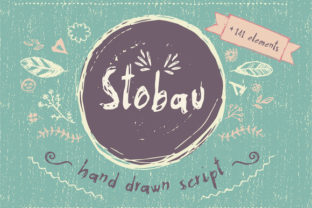 Stobau: A Rustic Script Font with Quiet Confidence
