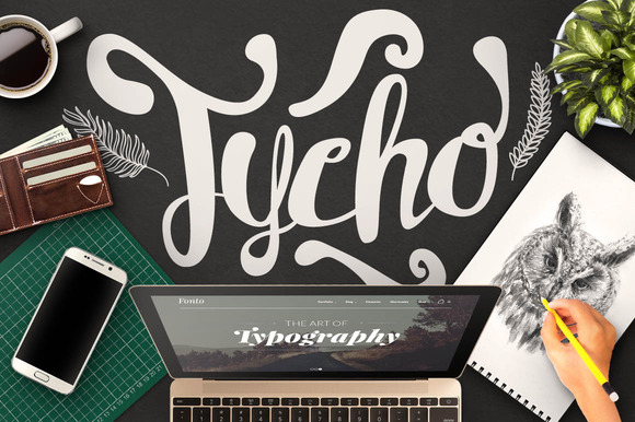 Tycho: A Hand-Drawn Script Font That Feels Like Your Best Creative Instinct