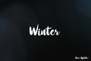 Winter Brush: A Fluid Hand-Drawn Font That Makes Your Brand Feel Human