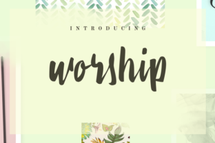 Worship: A Modern Script Font That Breathes Life Into Editorial Layouts