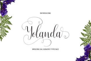 Yolanda: A Modern Calligraphy Typeface for Handmade Creators